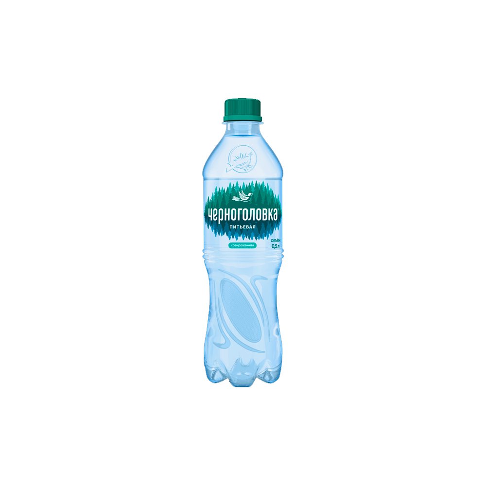 Миниральная вода вкусная газ,Черноголовка 0,5л