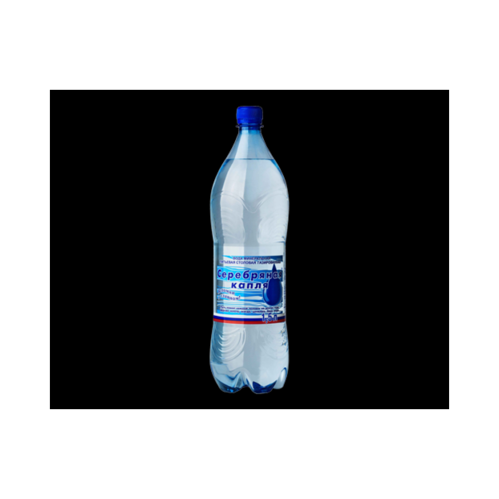 Вода минеральная газ Серебряная капля 1,5л