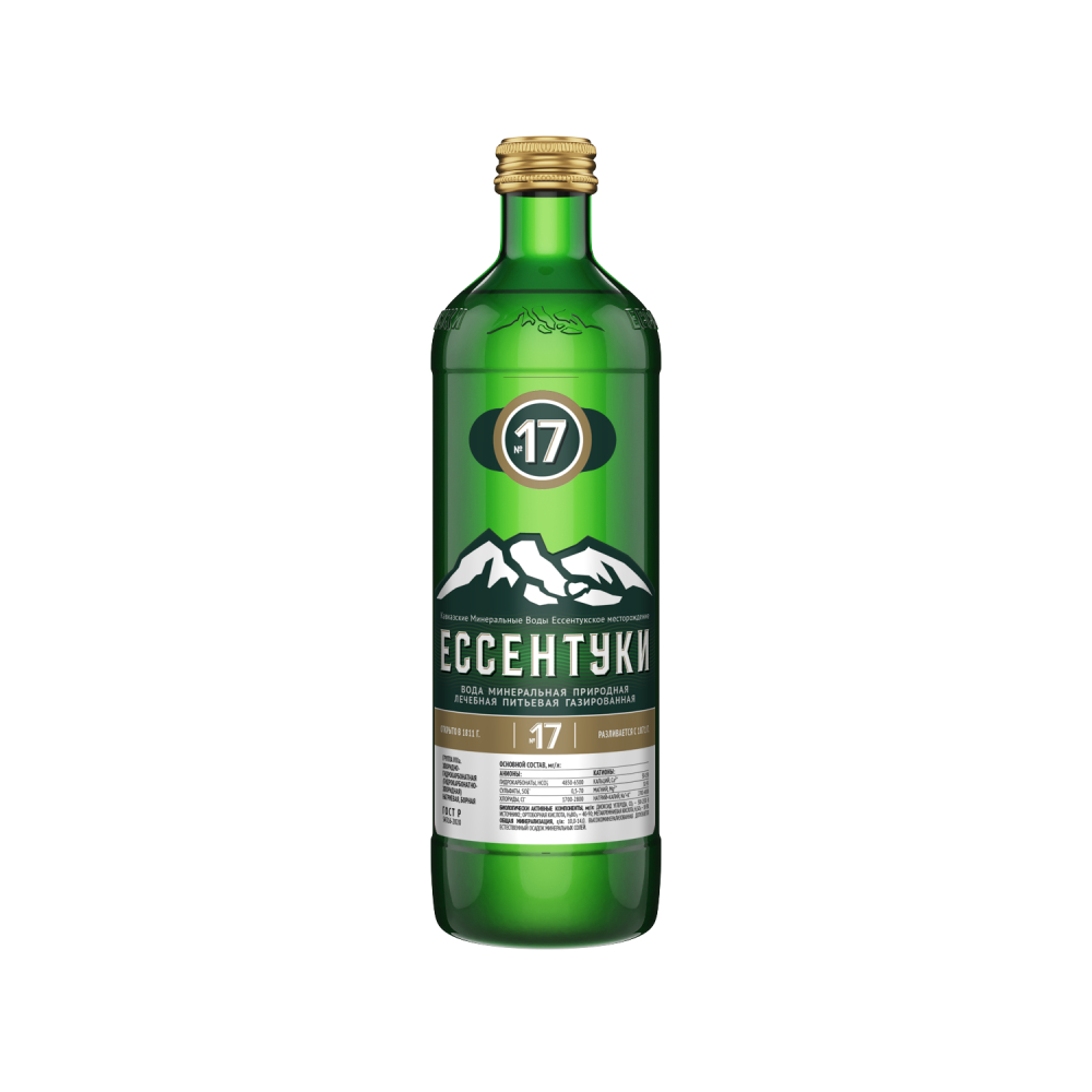 Ессентуки №4 Целебный источник 0,45л стекло