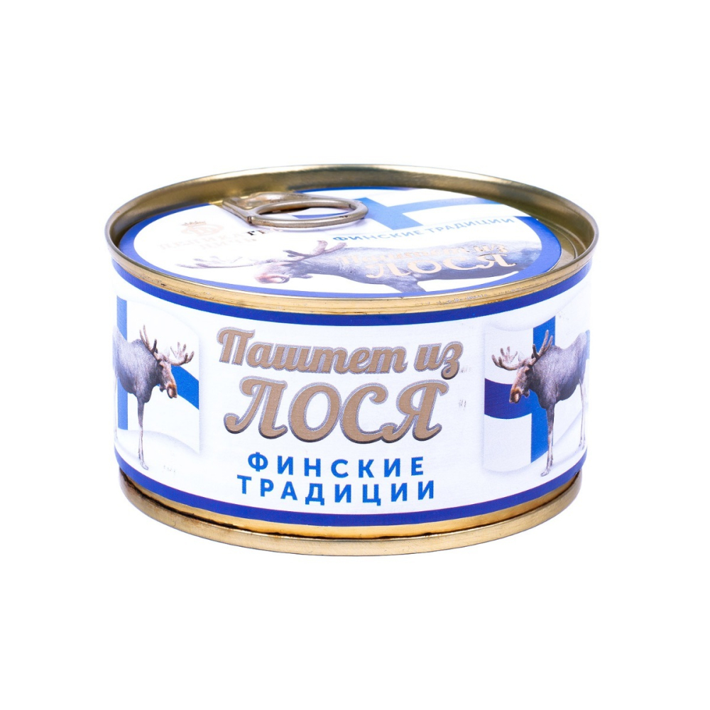 Паштет из мяса Лося финские рецепты ж/б 200г [АКЦИЯ]