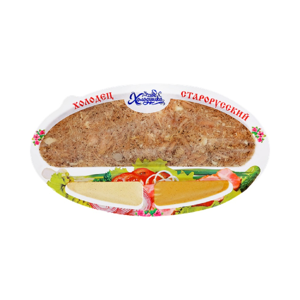Холодец Старорусский с хреном и горчицей Холодушка 250гр [АКЦИЯ]
