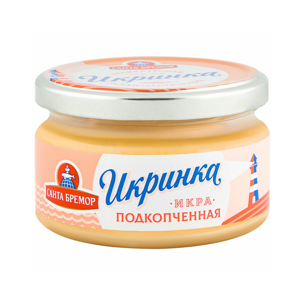 Икра деликатесная Икринка подкопченая 160г