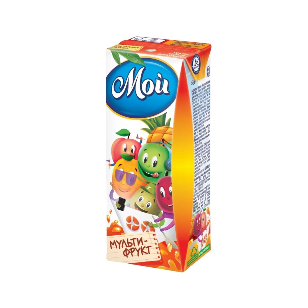 Нектар Мой Мультифрукт 0,2л
