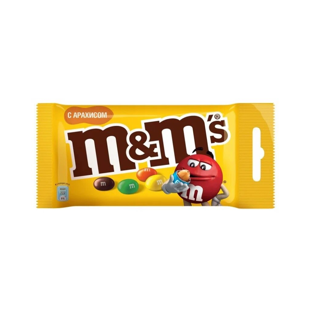 Драже М&М Арахис 45г [АКЦИЯ]
