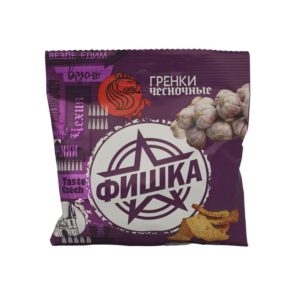 Гренки Фишка чесночные 40г