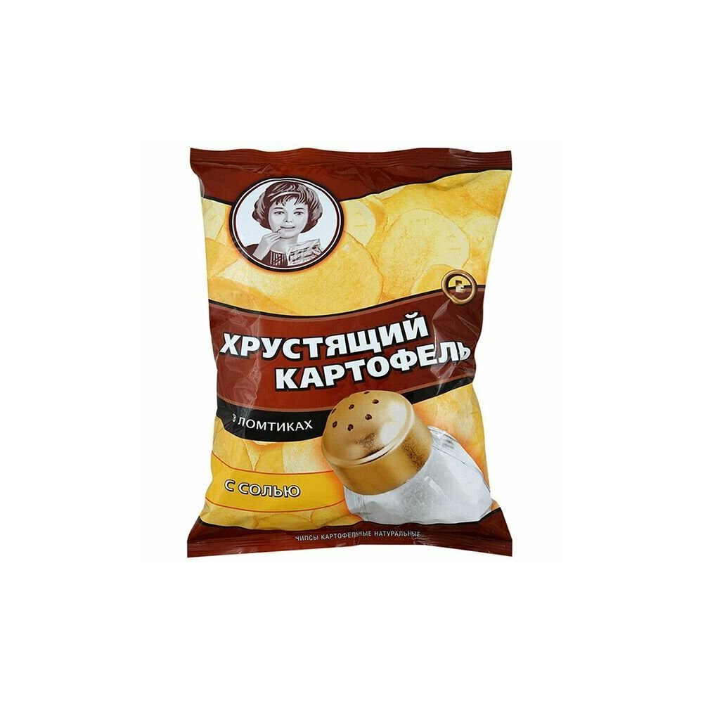 Чипсы Хрустящий картофель в ломтиках с солью 40г